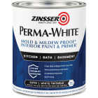 Zinsser Perma-White White-Tintable Satin Quart Mildew Paint Image 3