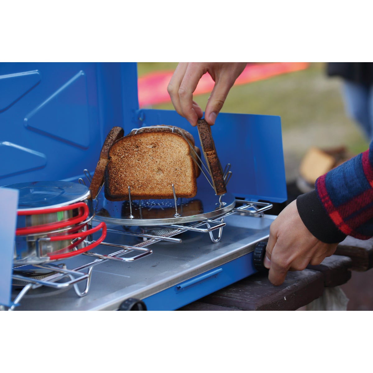 Coghlans 4-Slice Steel Camp Stove Toaster Image 3