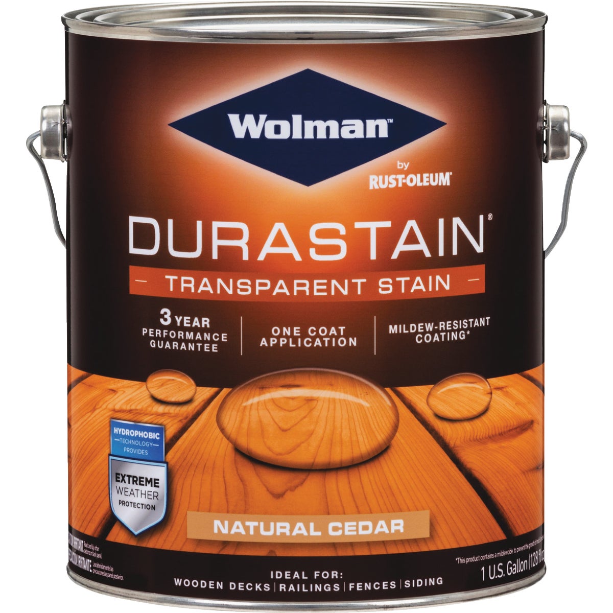 Wolman RainCoat Water-Based Repellent, Natural Cedar, 1 Gal. Image 2