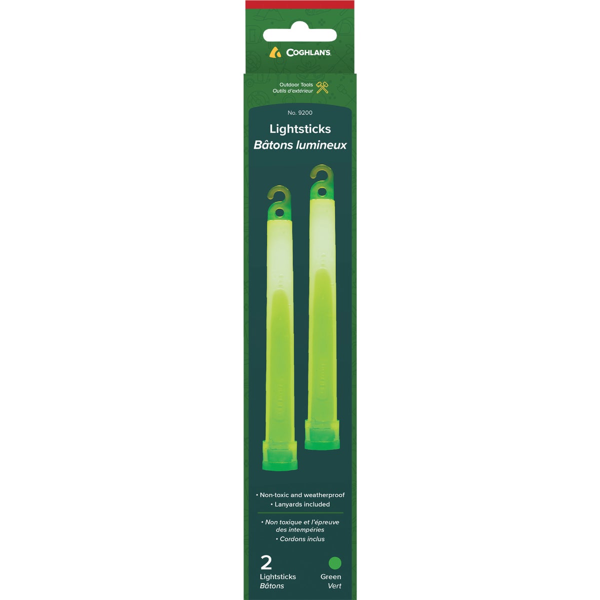 Coghlans Green Lightsticks (2-Pack)