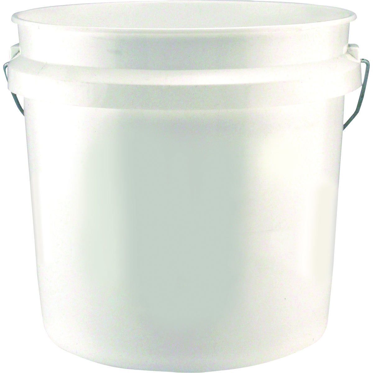 1 Gal White Plastic Pail
