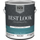 Best Look Latex Premium Paint & Primer In One Satin Interior Wall Paint, Bright White, 1 Gal. Image 1