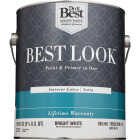 Best Look Latex Premium Paint & Primer In One Satin Interior Wall Paint, Bright White, 1 Gal. Image 2