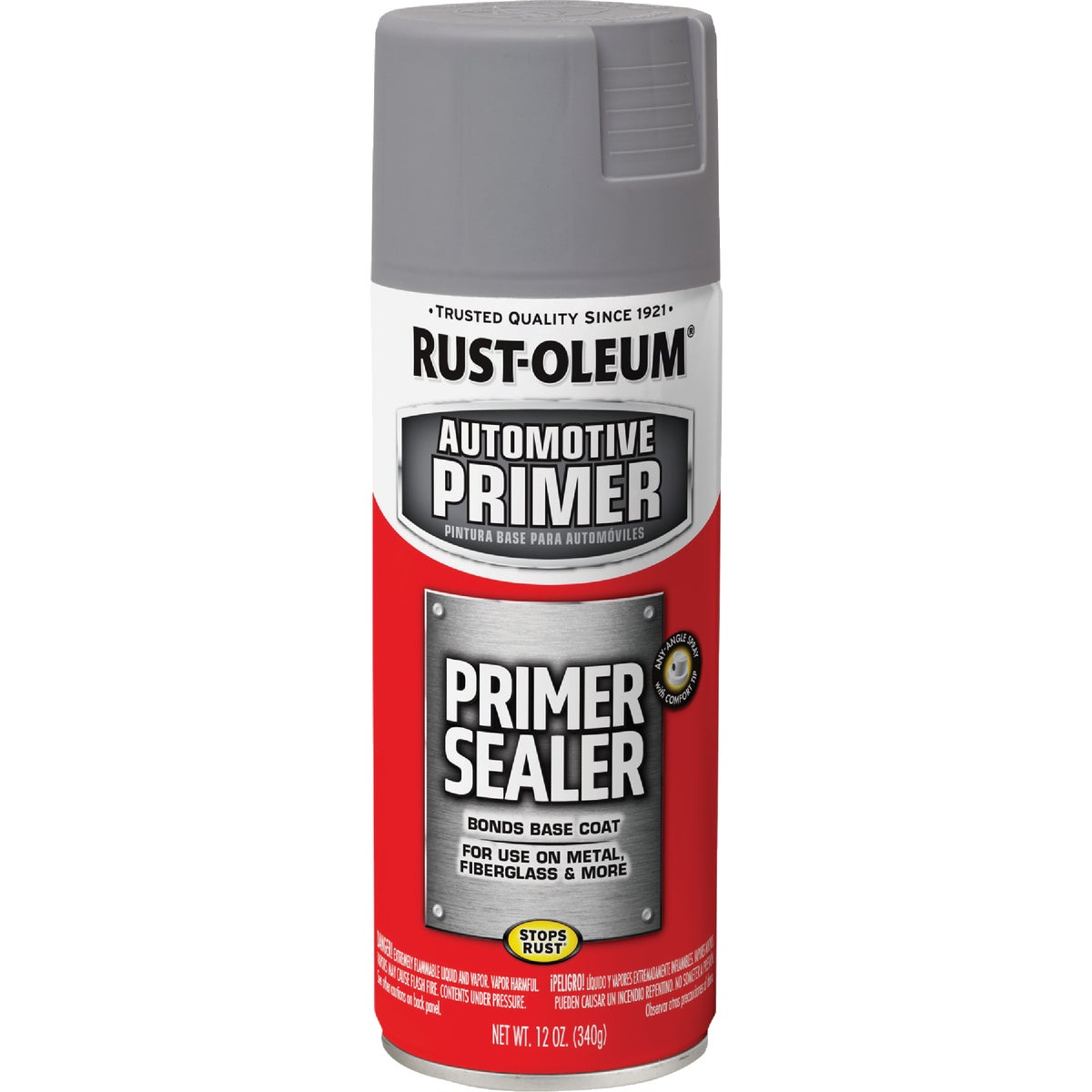 Rust-Oleum Stops Rust Gray 12 Oz. Automotive Spray Primer Sealer Image 2