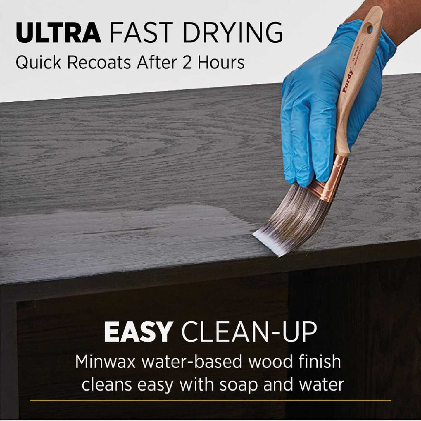 Minwax Polycrylic 1 Gal. Semi-Gloss Water Based Protective Finish Image 5