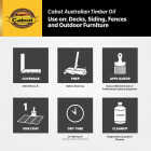 Cabot Australian Timber Oil, Natural, 1 Qt. Image 3