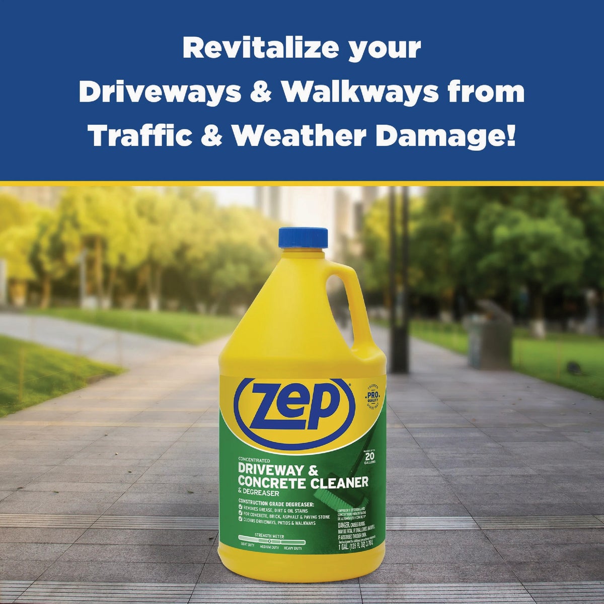 Zep 1 Gal. Concentrated Driveway & Concrete Cleaner & Degreaser Image 2