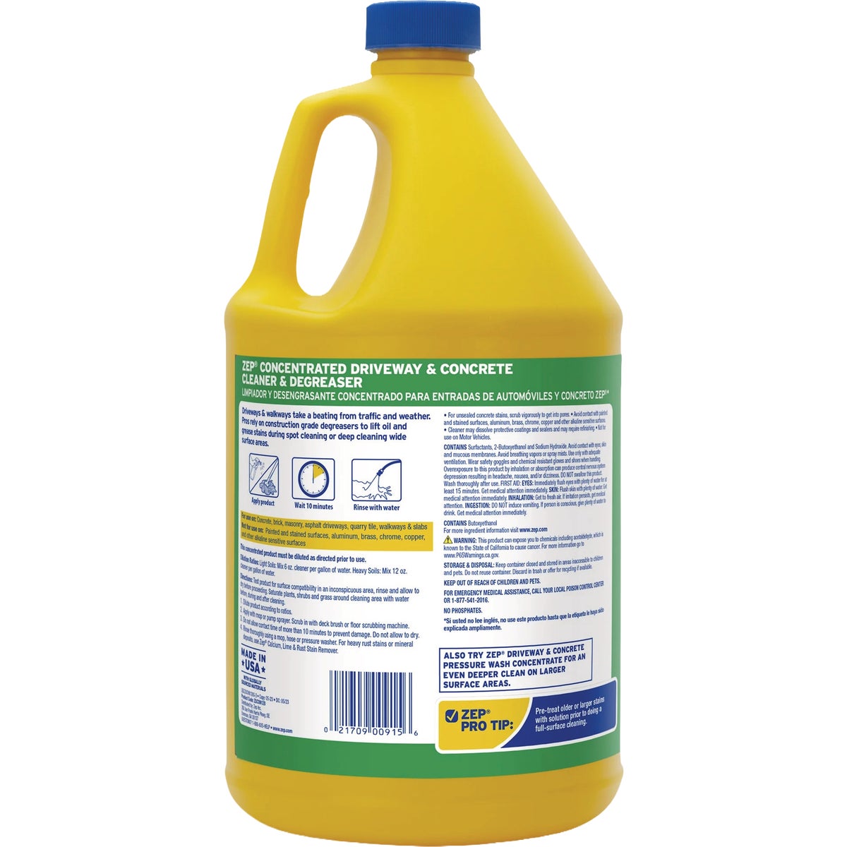 Zep 1 Gal. Concentrated Driveway & Concrete Cleaner & Degreaser Image 5