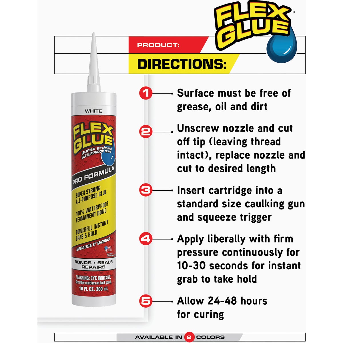 Flex Glue 9 Oz. Clear Multi-Purpose Adhesive Image 5