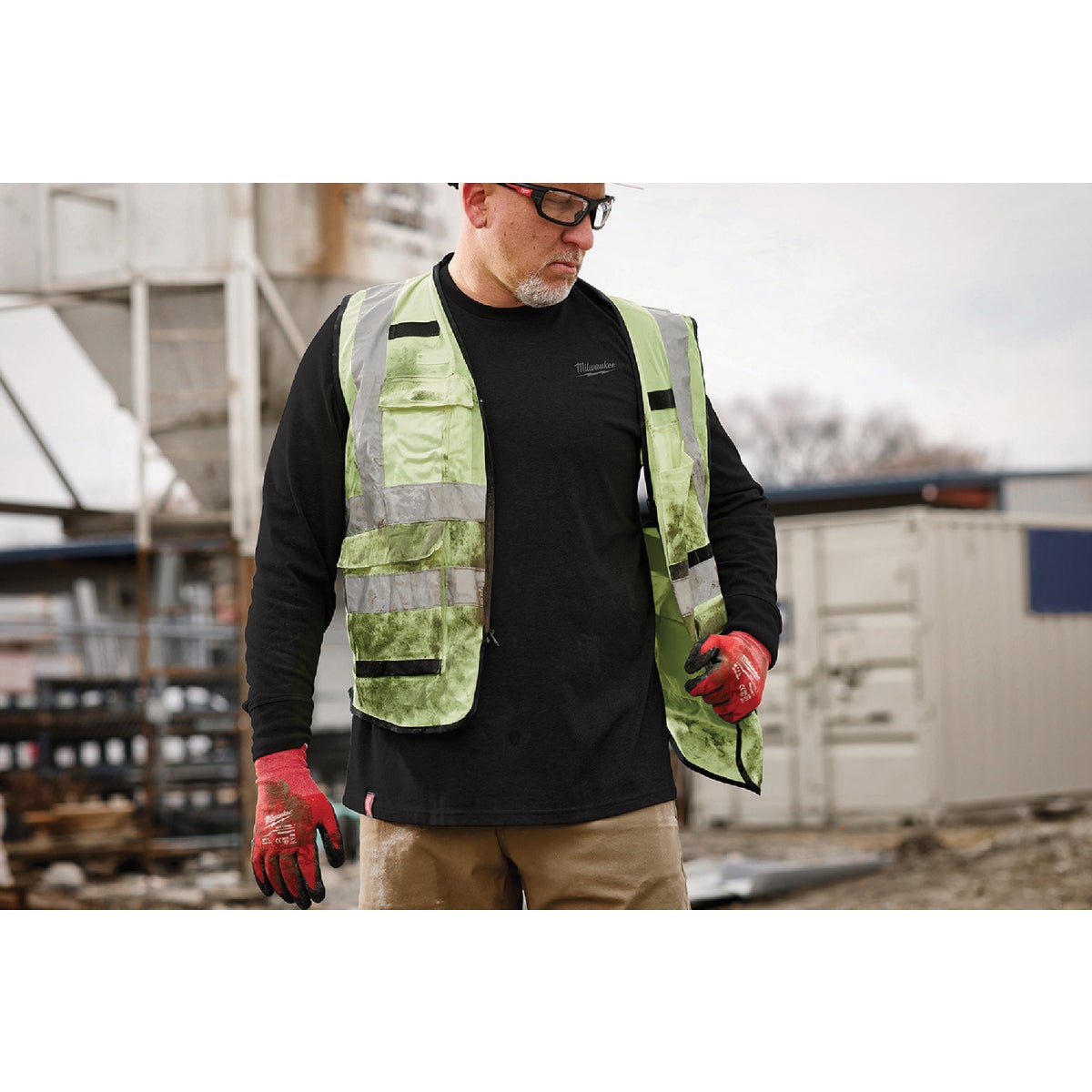 Milwaukee 2XL Black Long Sleeve Unisex Hybrid Work Shirt Image 5