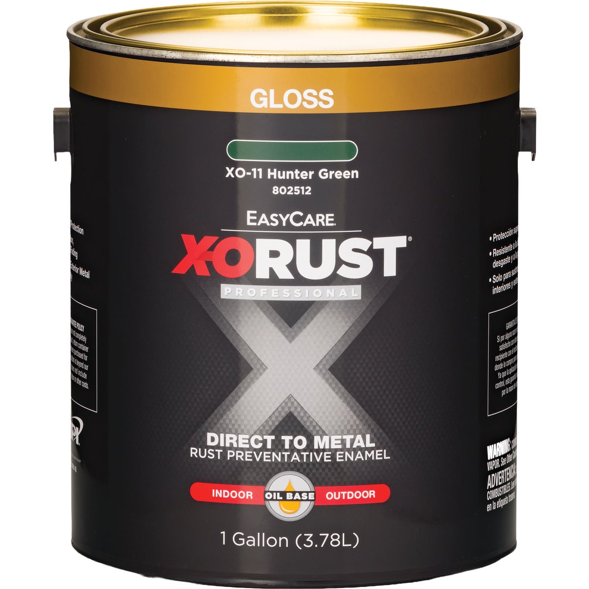 EasyCare X-O Rust 1 Gal. Gloss Hunter Green Interior/Exterior Oil-Base Anti-Rust Enamel