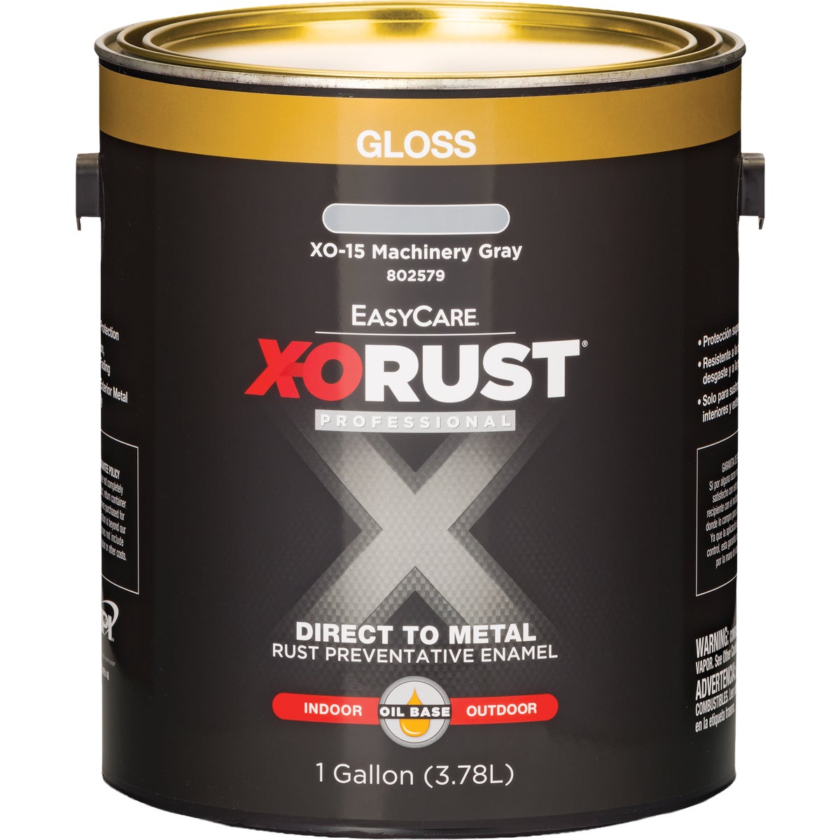 EasyCare X-O Rust 1 Gal. Gloss Machinery Gray Interior/Exterior Oil-Base Anti-Rust Enamel