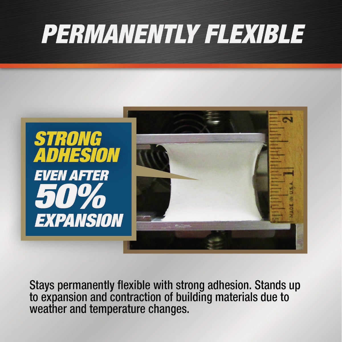 Dap Dynaflex 230 5.5 Oz. 100% Waterproof Window, Door, Siding & Trim Elastomeric Sealant, White Image 3