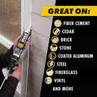 OSI QUAD MAX 9.5 Oz. Window, Door & Siding Sealant, Black Image 5