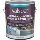 Valspar Anti-Skid Flat Latex Porch, Floor & Patio Paint, Light Gray, 1 Gal. Image 1