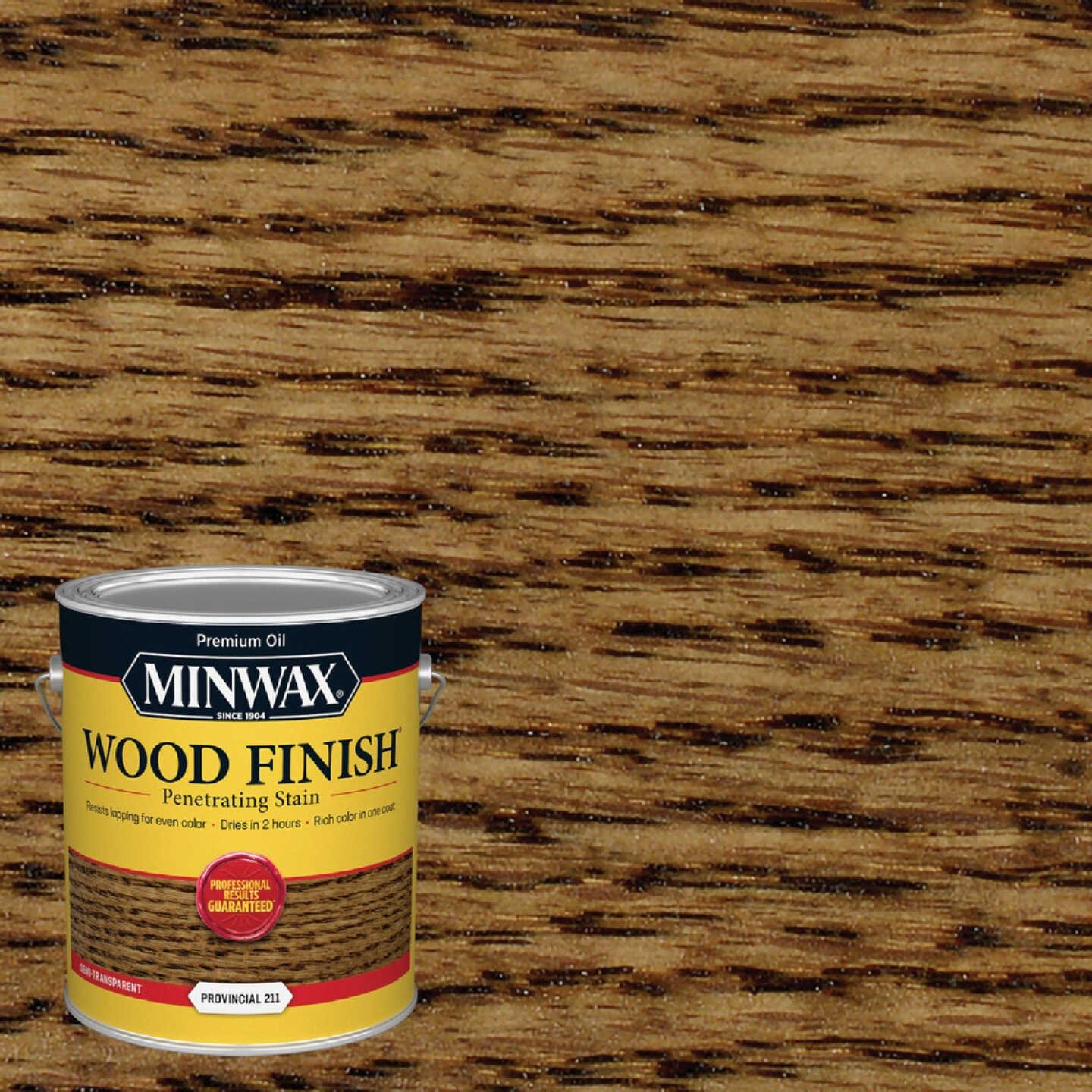 Minwax Wood Finish Penetrating Stain, Provincial, 1 Gal. Image 1