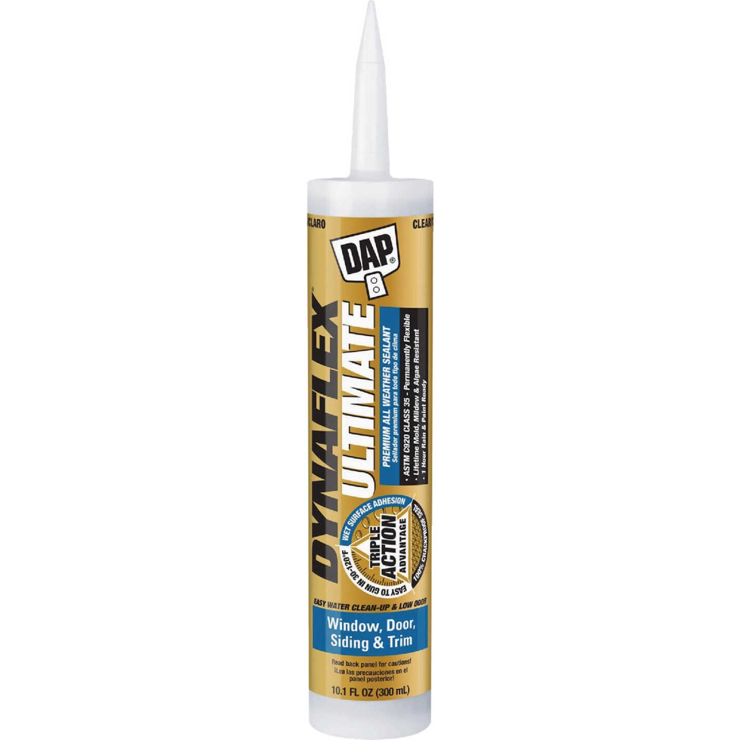DAP DYNAFLEX ULTIMATE 10.1 Oz. Premium All-Weather Sealant, Clear Image 1