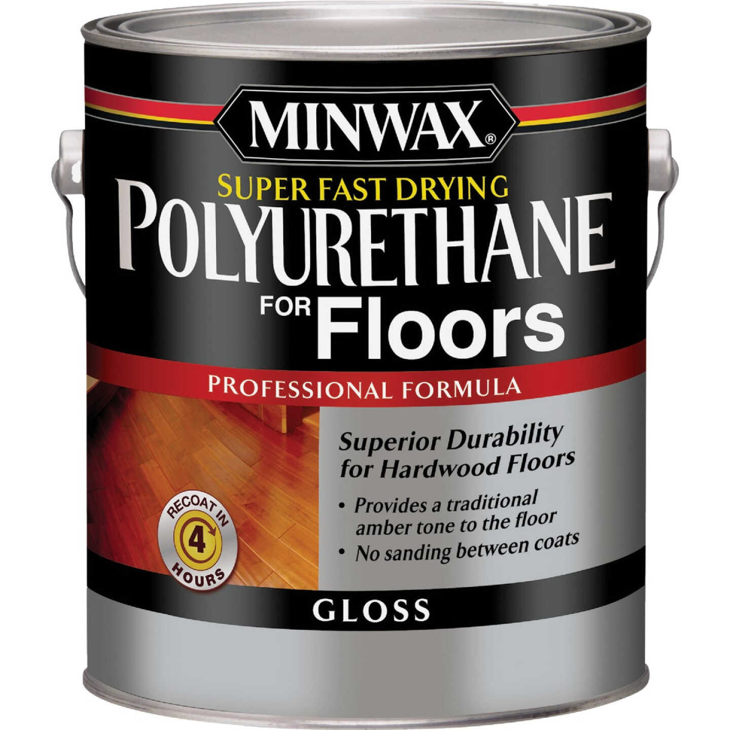 Minwax Gloss Super Fast-Drying Polyurethane For Floors, 1 Gal. Image 1