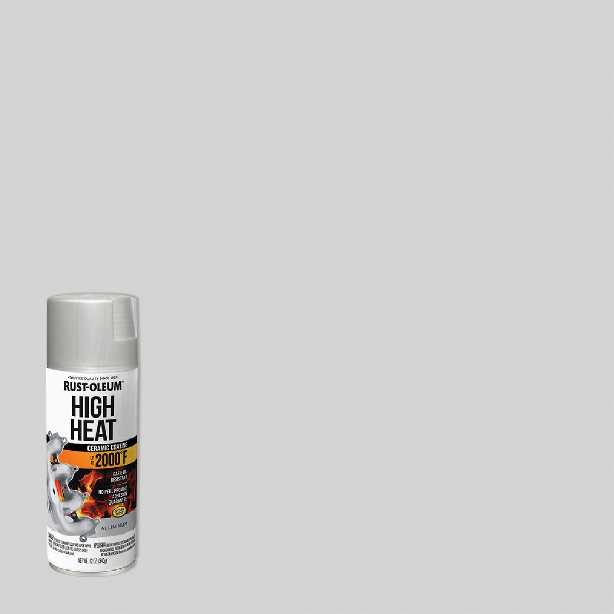 Rust-Oleum Stops Rust Flat Aluminum 12 Oz. High Heat Spray Paint