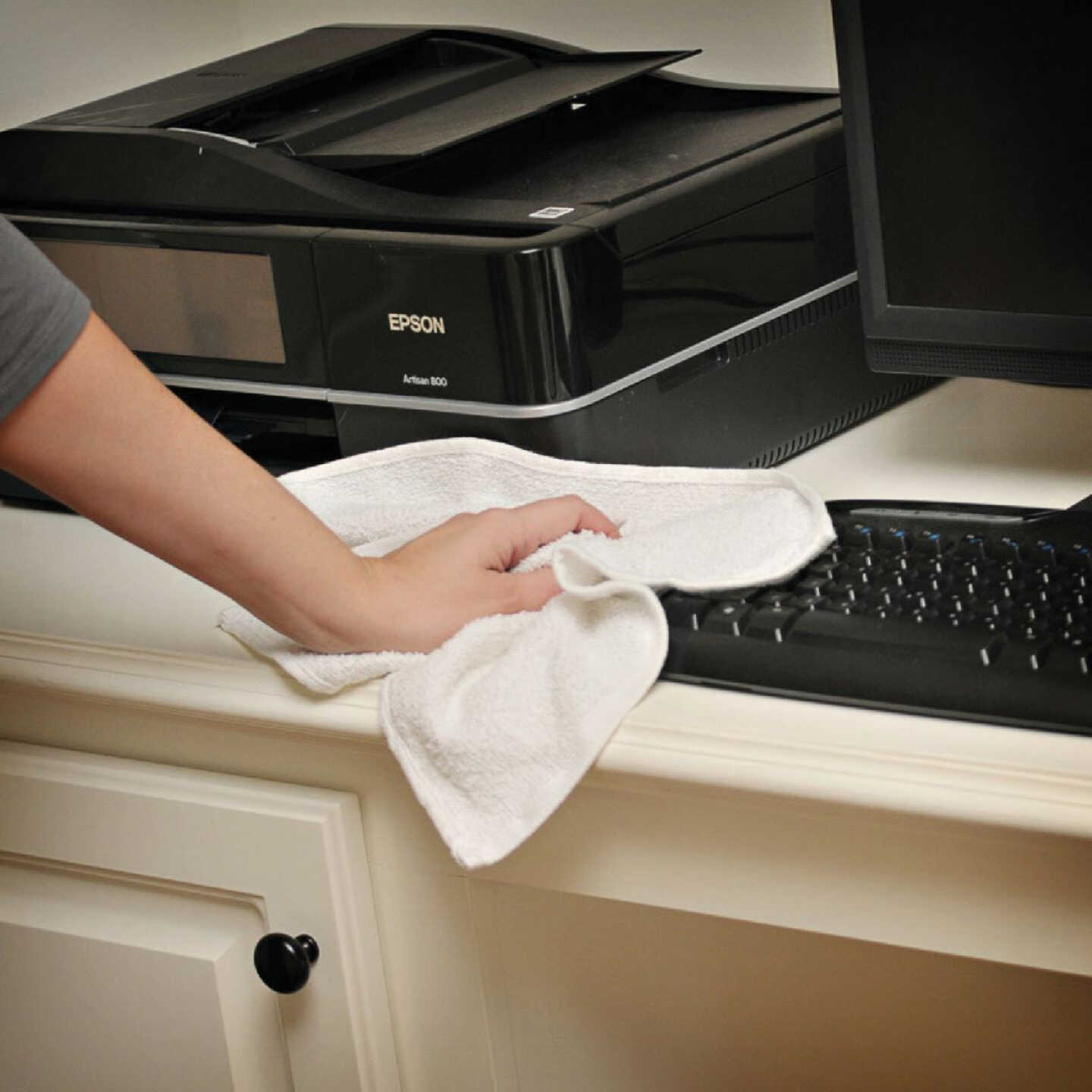 Trimaco SuperTuff 14 In. x 17 In. White Terry Towels (6-Pack) Image 6