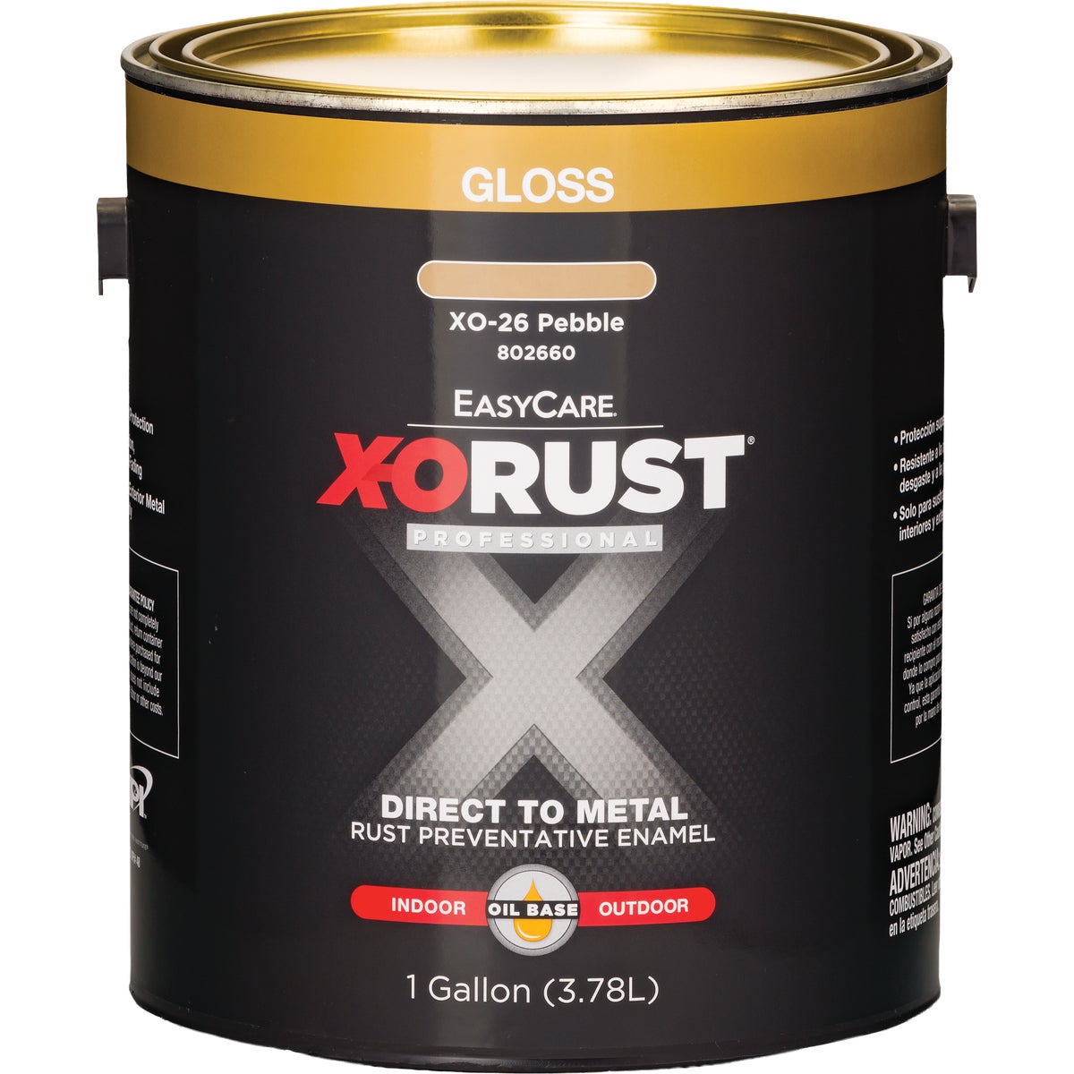 EasyCare X-O Rust Premium 1 Gal. Gloss Pebble Oil-Base Anti-Rust Enamel