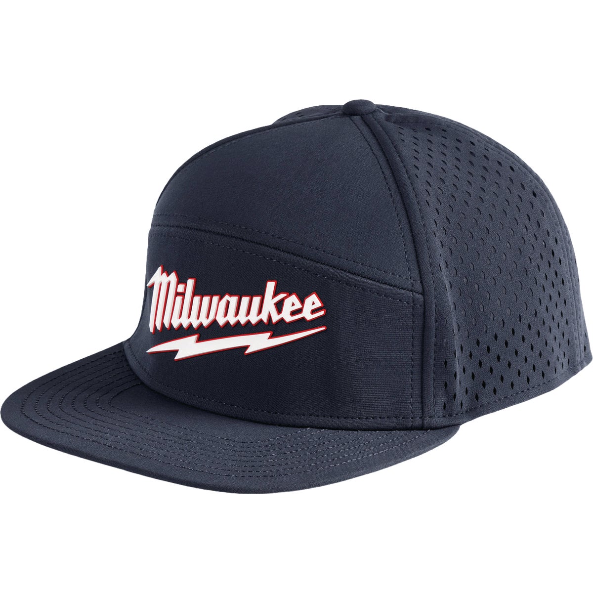 Milwaukee Blue Flat Brim Snapback Baseball Cap