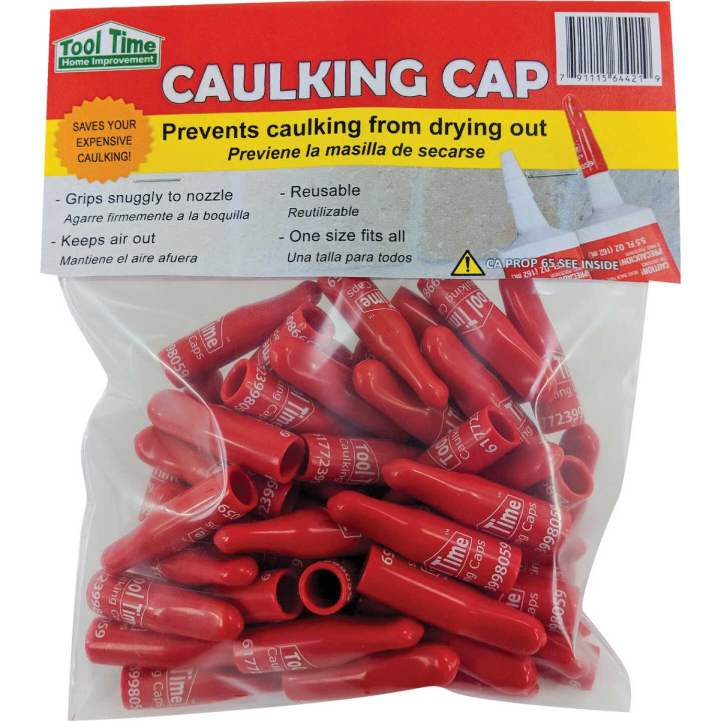 Tool Time Vinyl Caulking Cap (50-Count) Image 1