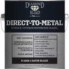 Majic Diamond Hard Direct-To-Metal Acrylic Paint, Satin Black, 1 Gal. Image 1