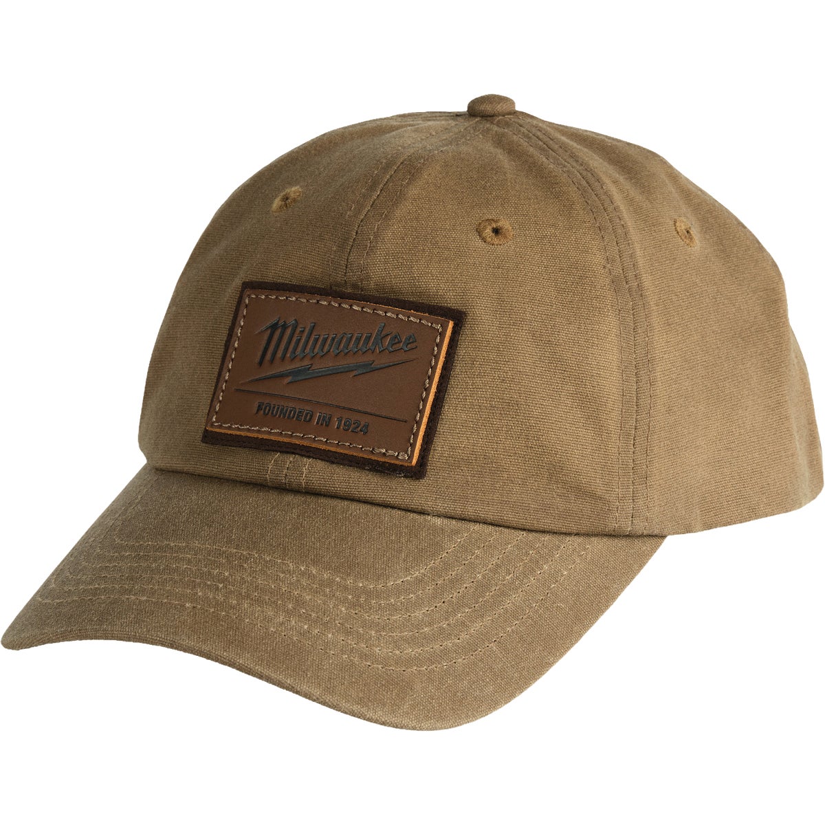 Miilwaukee Khaki Waxed Canvas Adjustable Hat