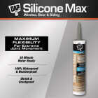 Dap 10.1 Oz. Gray Silicone Max Premium Sealant Image 2