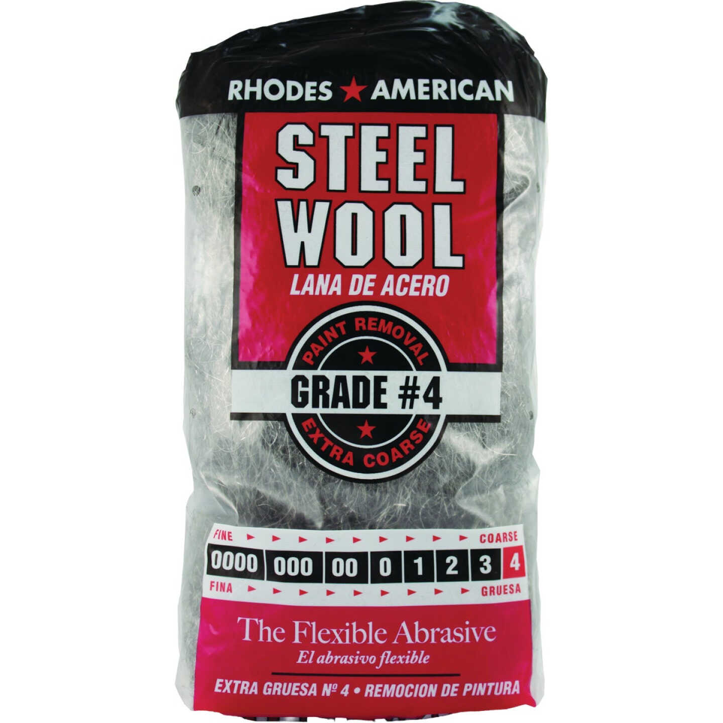 Rhodes American #4 Extra-Coarse Steel Wool Pads (12-Pack) Image 1