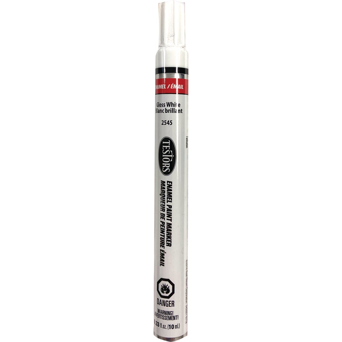 Testors 1/3 Oz. Enamel Craft Paint Marker, White Gloss Image 2