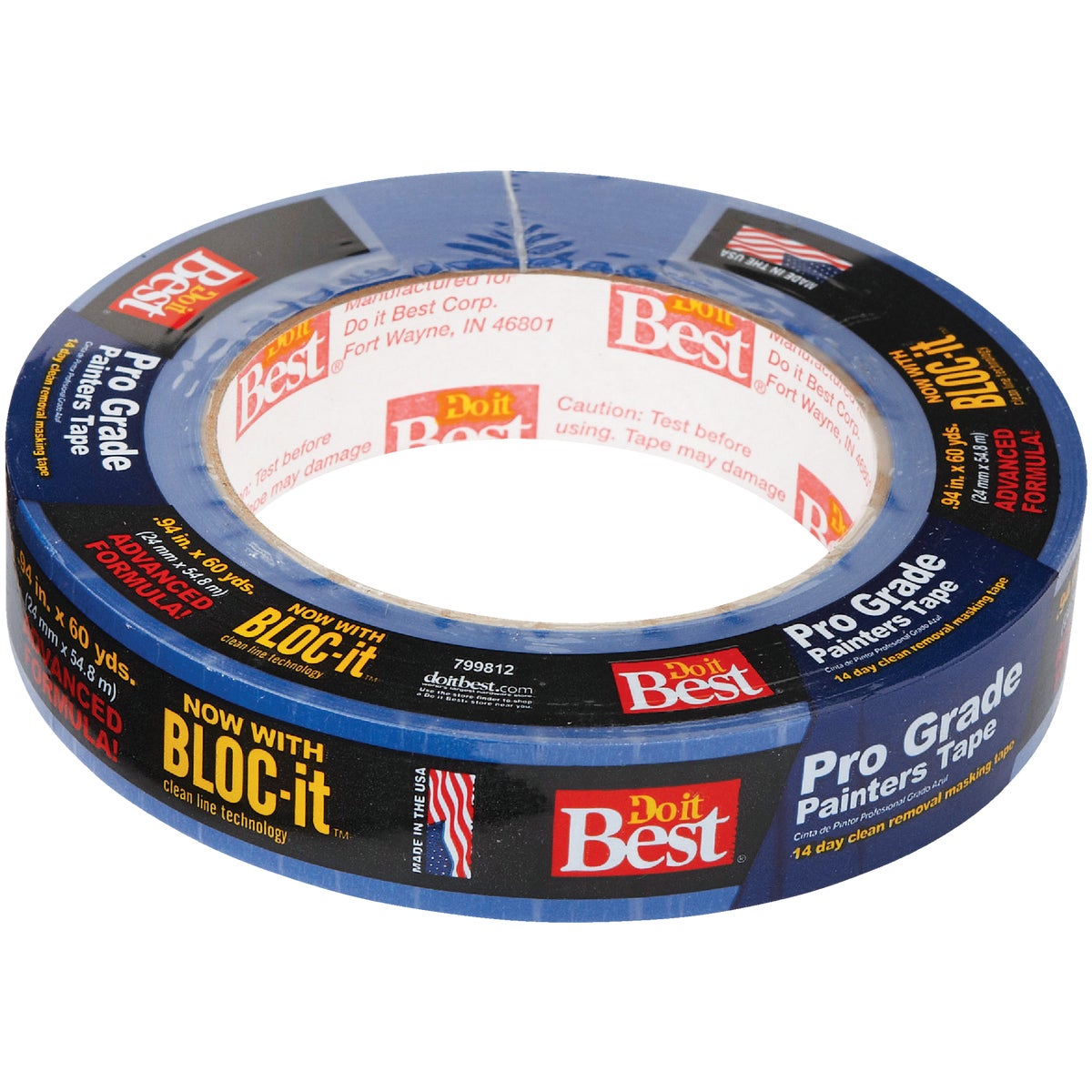 Master Painter Pro Grade 0.94 In. x 60 Yd. Blue Painter's Masking Tape