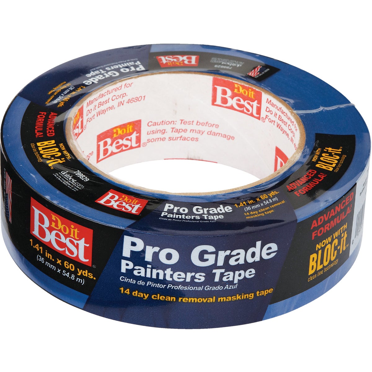 Master Painter Pro Grade 1.41 In. x 60 Yd. Blue Painter's Masking Tape Image 3