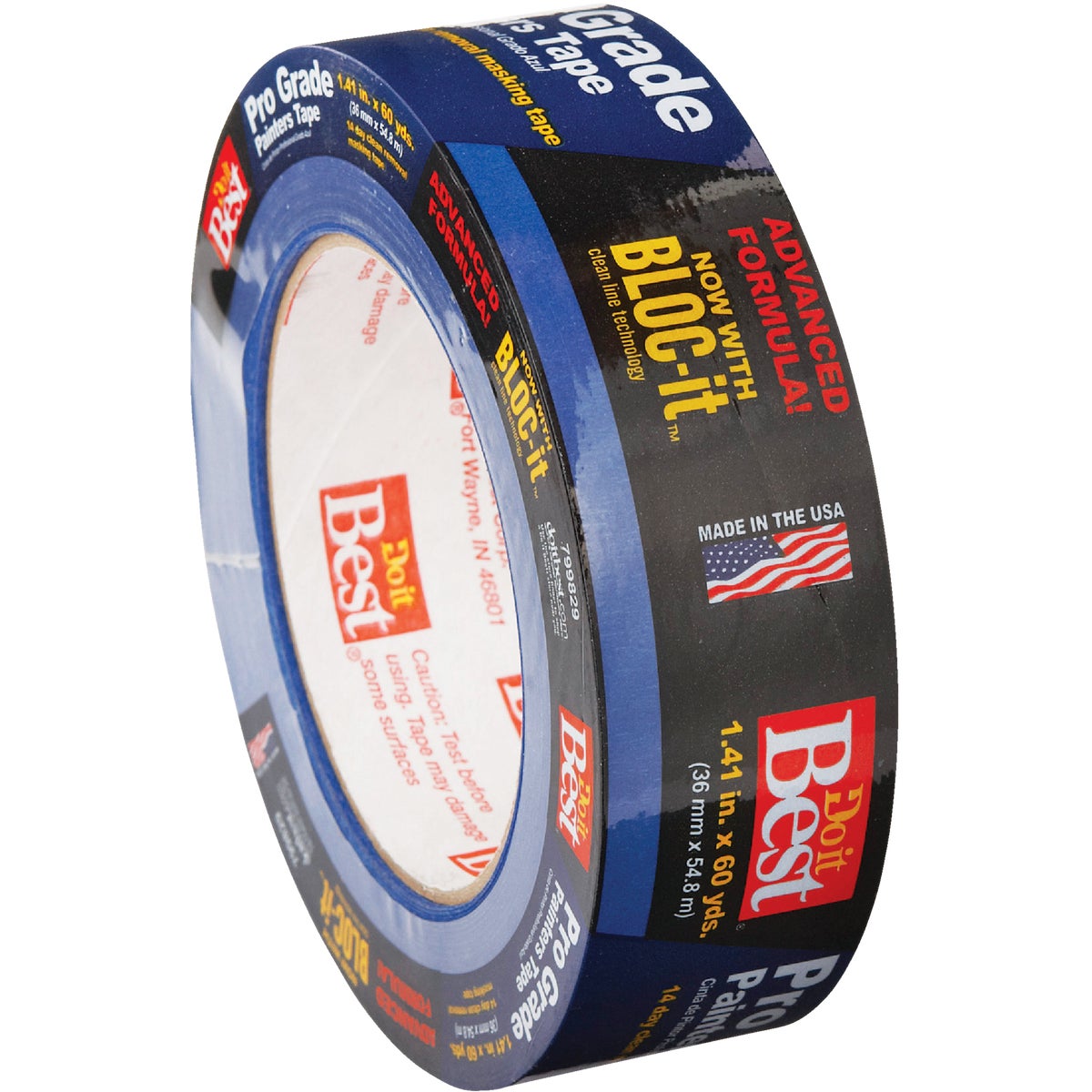 Master Painter Pro Grade 1.41 In. x 60 Yd. Blue Painter's Masking Tape Image 4