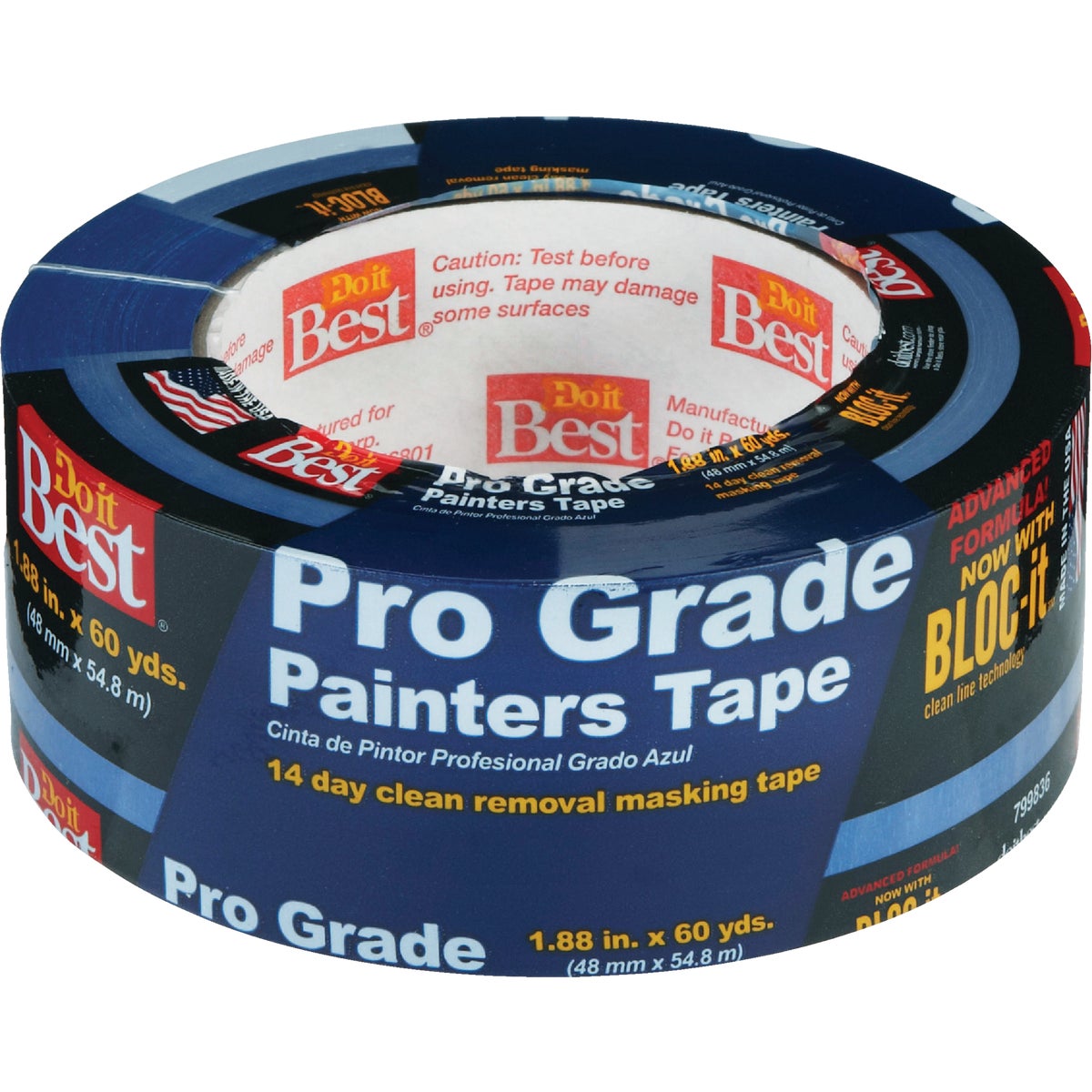 Master Painter Pro Grade 1.88 In. x 60 Yd. Blue Painter's Masking Tape