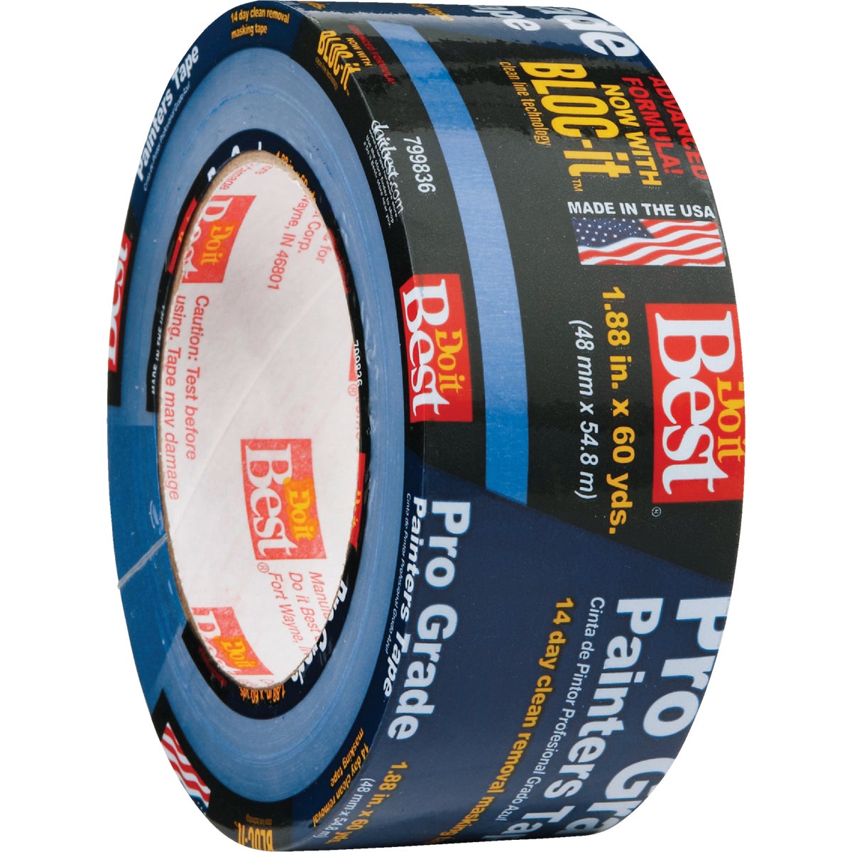 Master Painter Pro Grade 1.88 In. x 60 Yd. Blue Painter's Masking Tape Image 3