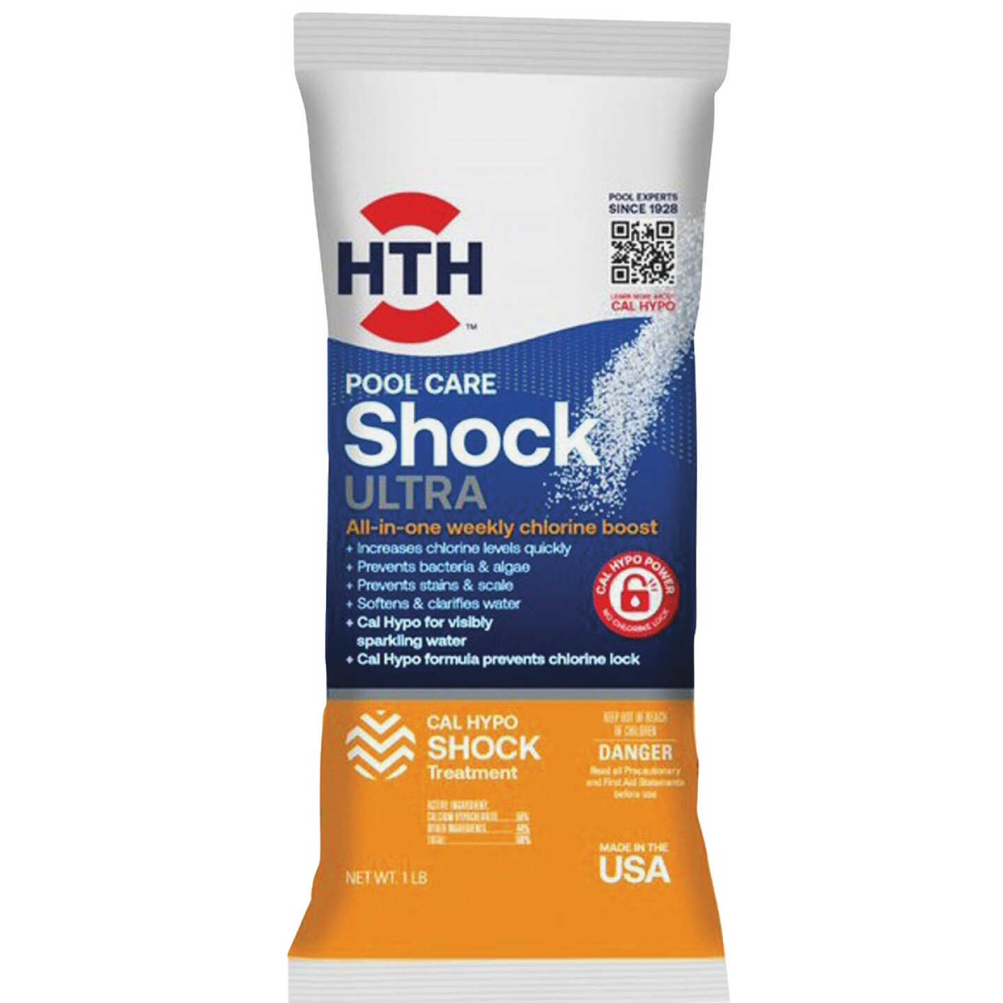 HTH Pool Care Shock Ultra 1 Lb. Granule Image 1
