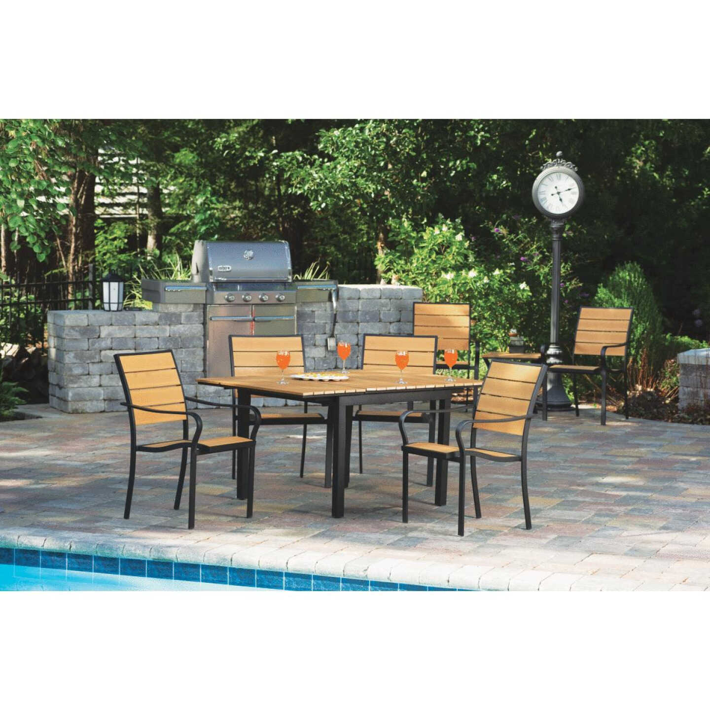 5PC FAUX WOOD SET Image 9