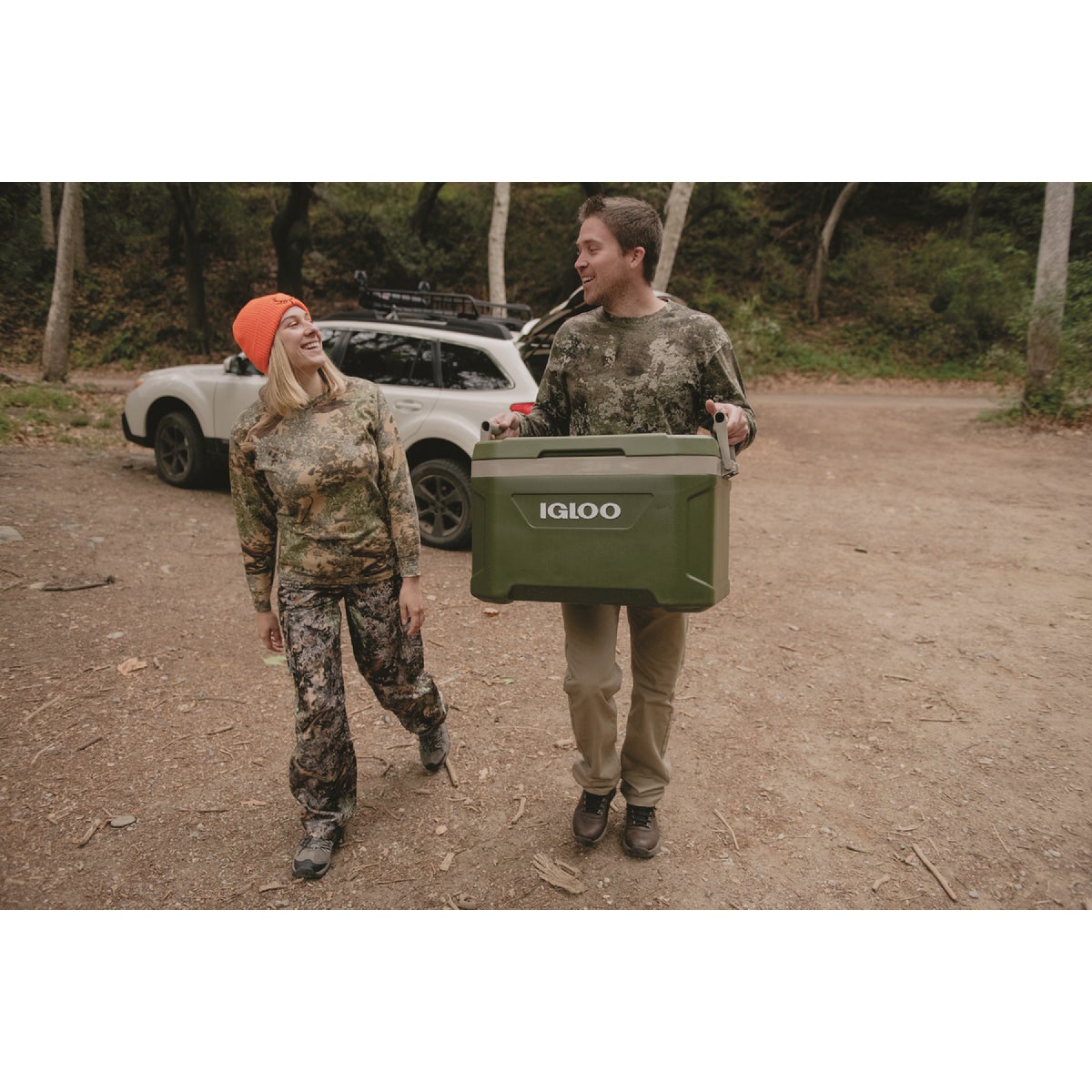 Igloo Sportsman Latitude 52 Qt. Cooler, Tank Green & Sandstone Image 3