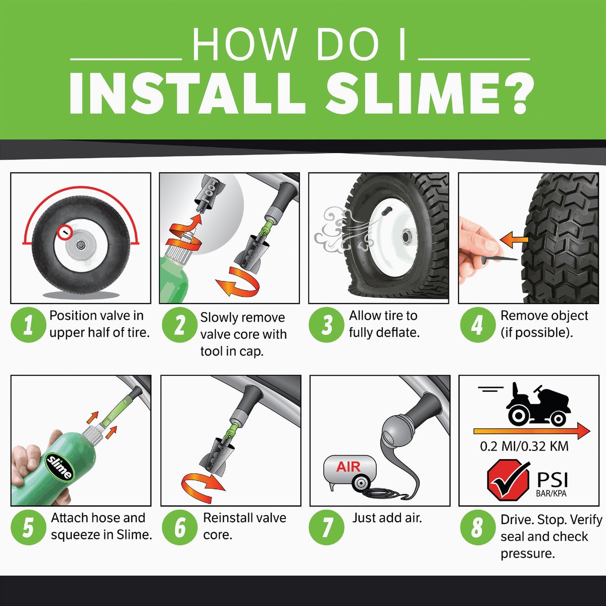 Slime 16 Oz. Auto Tire Sealant Image 4