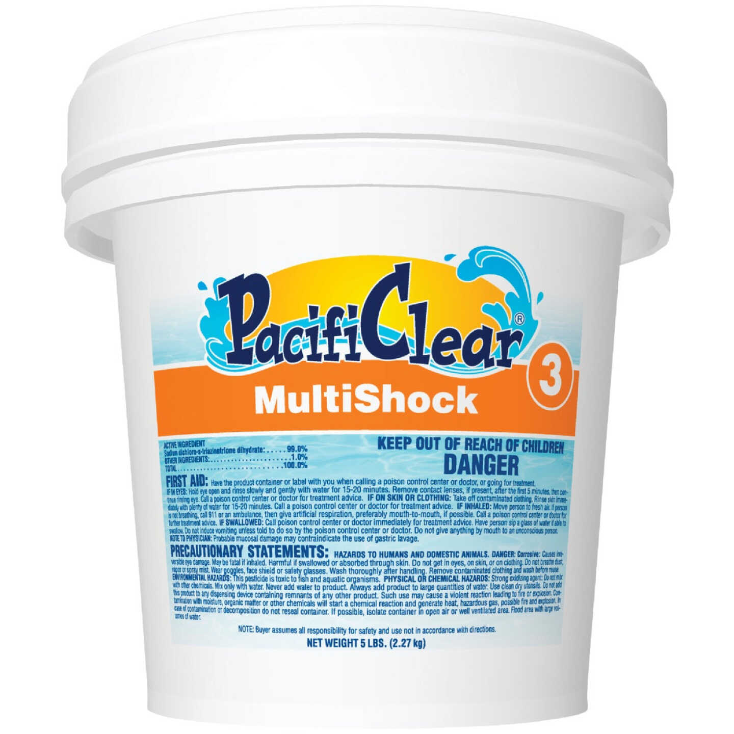 PacifiClear 5 Lb. MultiShock Granule Image 1