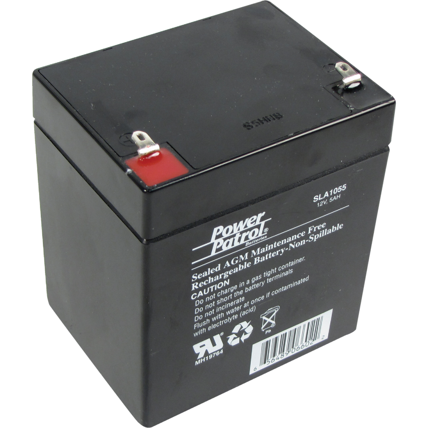 Interstate All Battery Power Patrol 12V 5A Rechargeable Security System Battery Image 1
