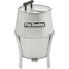 Old Smokey Small 14 In. Dia. Silver Charcoal Grill Image 1