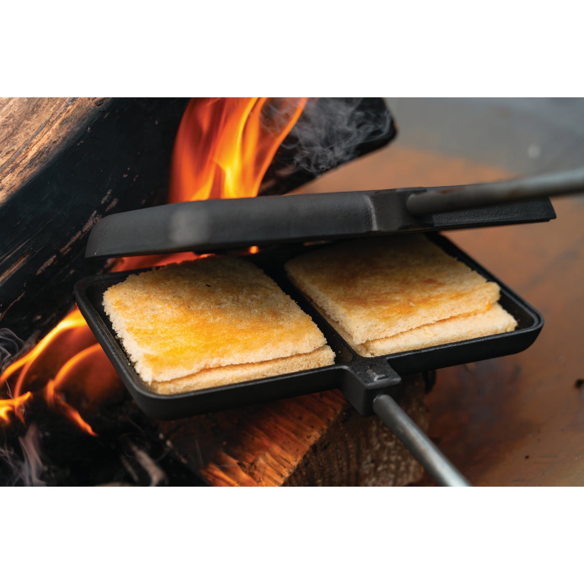 Coghlans Double Cast Iron Sandwich Cooker Image 2