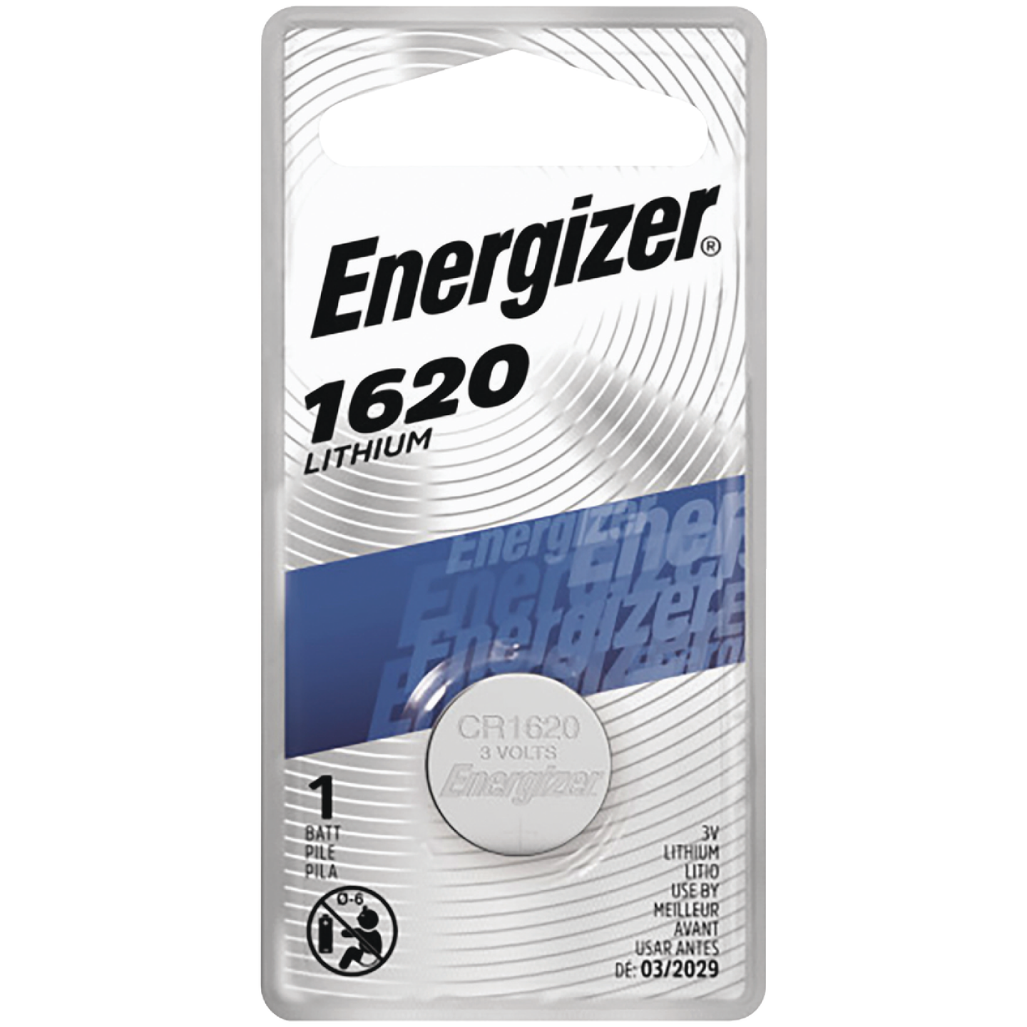 Energizer 1620 Lithium Coin Battery Image 1