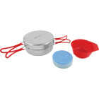 Coghlans 5-Piece Stainless Steel Mess Kit with Cover Image 3