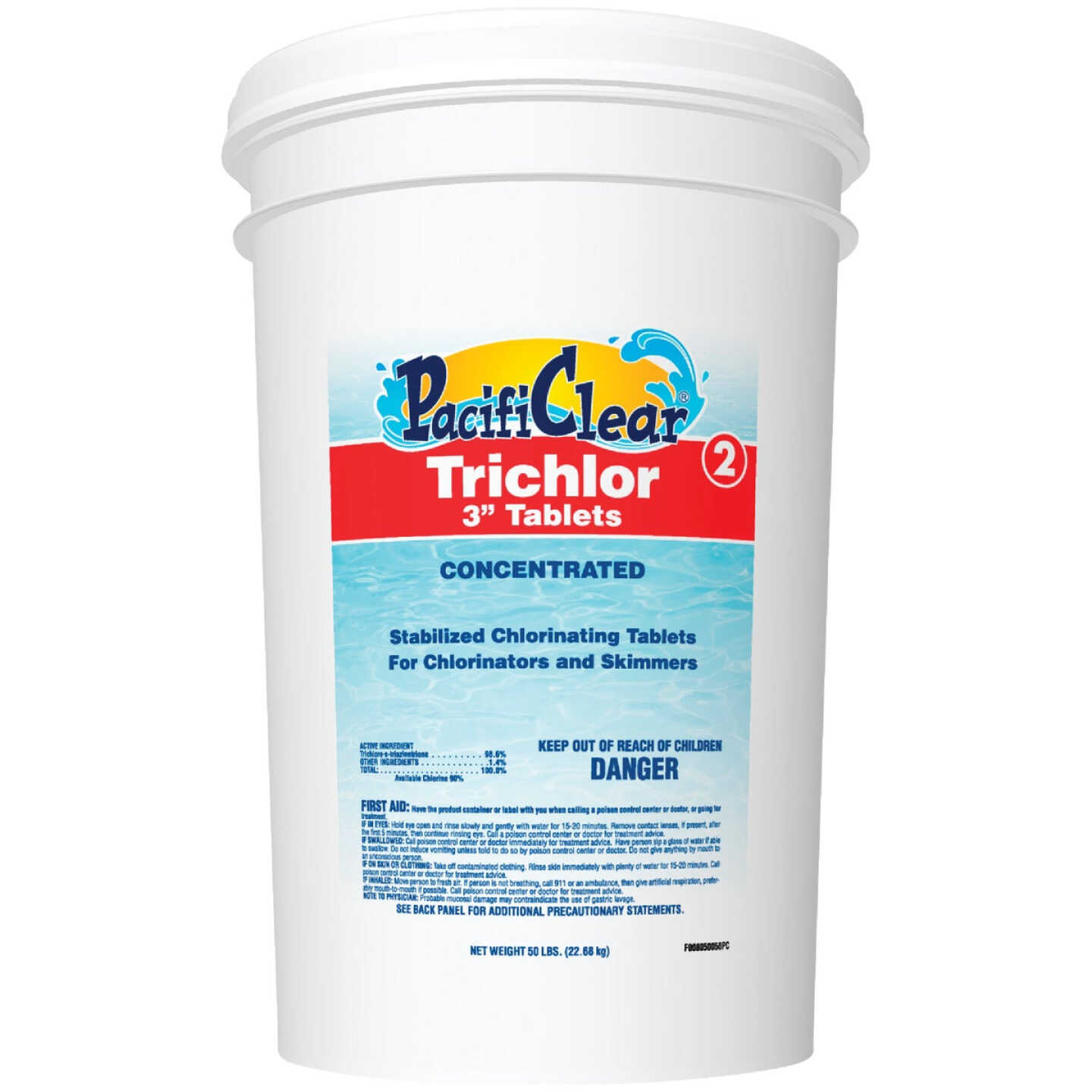 PacifiClear 3 In. 50 Lb. Trichlor Chlorine Tablet Image 1