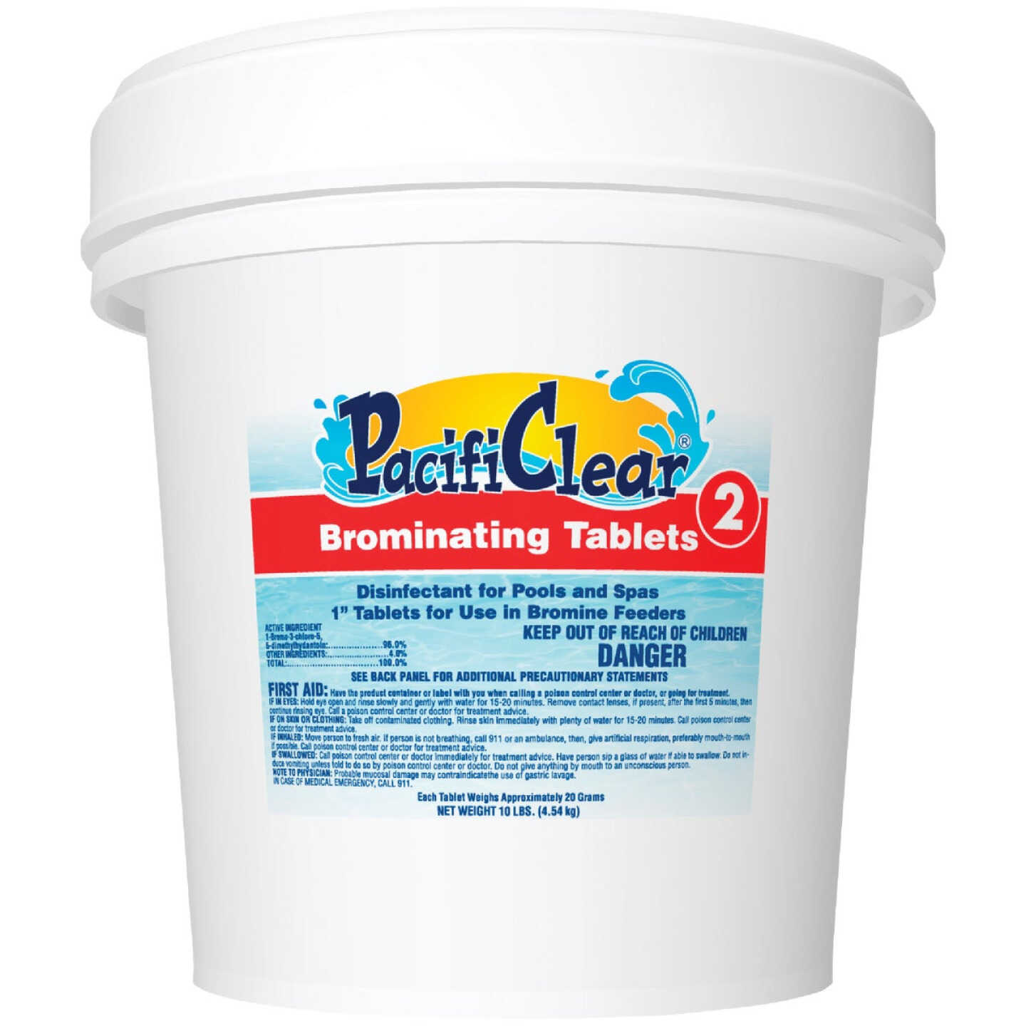 PacifiClear 10 Lb. Bromine Tablet Image 1