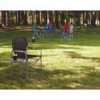 Outdoor Expressions Black Polyester Director Camp Folding Chair with Side Table Image 2